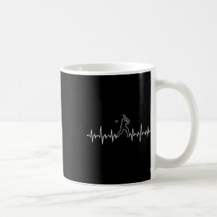 Cricketspieler Herzschlag Cricket-Geschenk Kaffeetasse