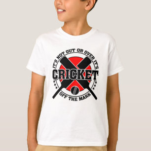 Cricketspieler ist vom Mark Cricket T-Shirt