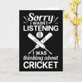 Cricketspieler Ll T Coach Cricketer  Karte (Gelbe Blume)