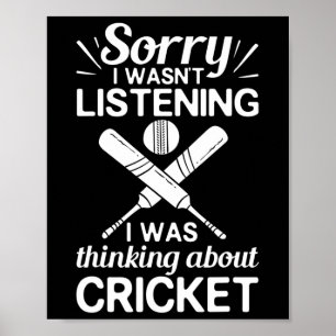 Cricketspieler Ll T Trainer Cricketspieler Poster