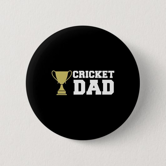 Cricketspieler Sport 1 Button (Vorderseite)