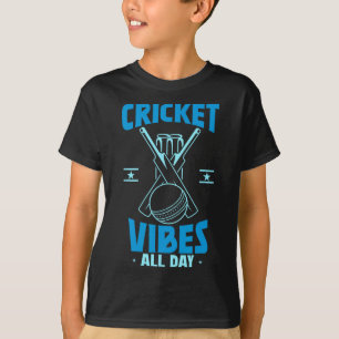 Cricketspieler Sport T-Shirt