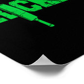 Cricketspieler Training Cricket Männer Poster (Ecke)