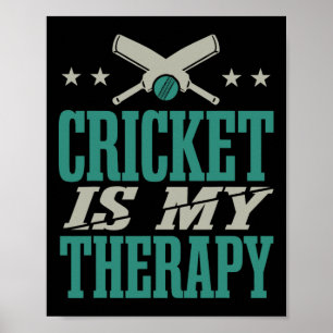 Cricketspieler Training Cricket  Poster