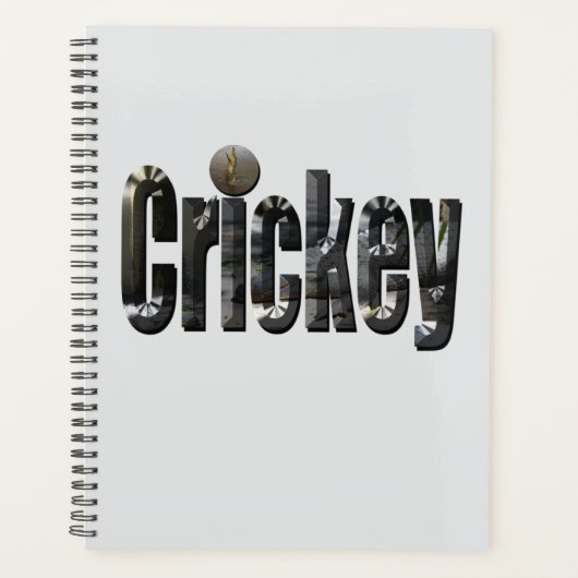 Crickey: Aussie Slang Word made with Crocodiles, Planer (Vorderseite)