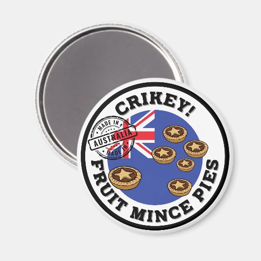 Crickey! - (Stellar) Obstminzdeponien Magnet (Vorderseite/Rückseite)