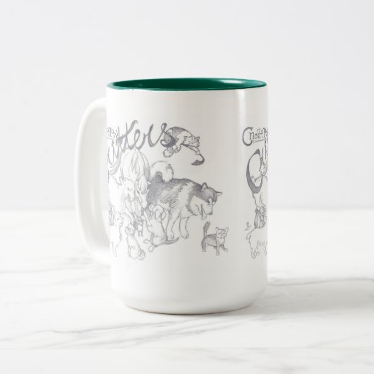 Crickhollow Lebewesen-Tasse Zweifarbige Tasse (Vorderseite Links)