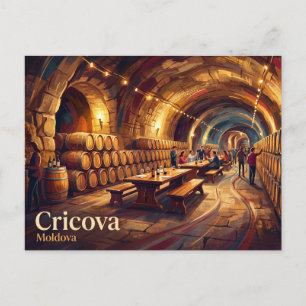 Cricova-Weingut Moldawien Postkarte