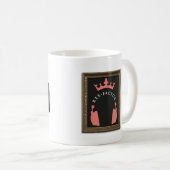 Crikey Moses! Schlichtes Schwarzes Kaffeetasse (VorderseiteRechts)