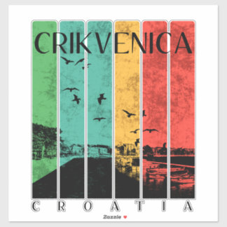 Crikvenica aufkleber