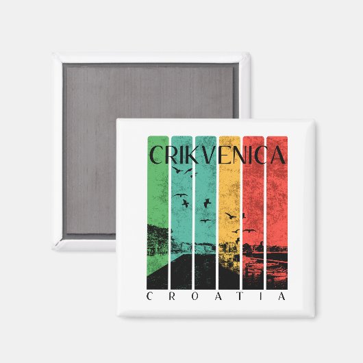 Crikvenica  magnet (Vorderseite/Rückseite)