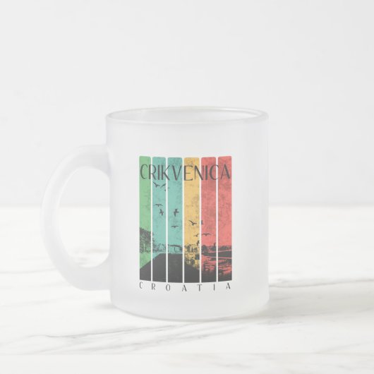 Crikvenica  mattglastasse (Links)