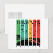 Crikvenica  postkarte (Vorne/Hinten)