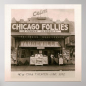 Crim Theater, Vaudeville, Kilgore, TX 1931 / 32 Poster (Vorne)