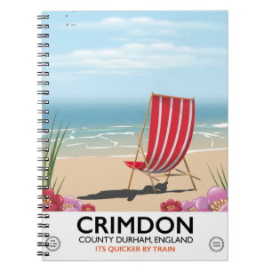 Crimdon, Landkreis Durham, England. Notizblock