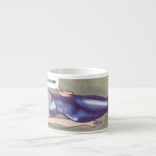 "Crime Club" Espresso Tasse (Vorderseite)