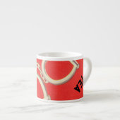 "Crime Club" Espresso Tasse (Vorderseite Rechts)