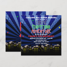 Crime Fighting Adventure Super Hero Birthday Party