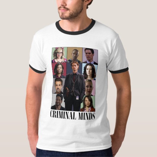 Crime Profiler Team Grafik T-Shirt für Männer (Vorderseite)
