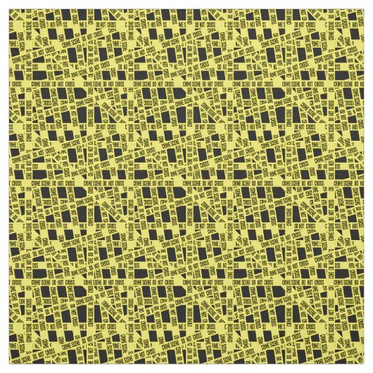Crime Scene-Band-Gewebe Stoff (Muster)