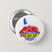 Crime Scene Cupcake Button (Vorne & Hinten)