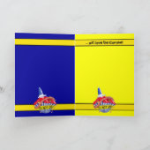 Crime Scene Cupcake Geburtskarte Karte (Innenseite)