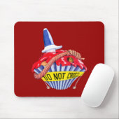 Crime Scene Cupcake Mousepad (Mit Mouse)