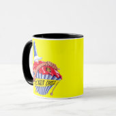 Crime Scene Cupcake Tasse (Vorderseite Links)