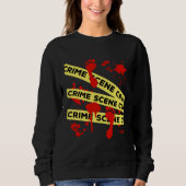 Crime Scene Investigation Tape Sweatshirt (Vorderseite)
