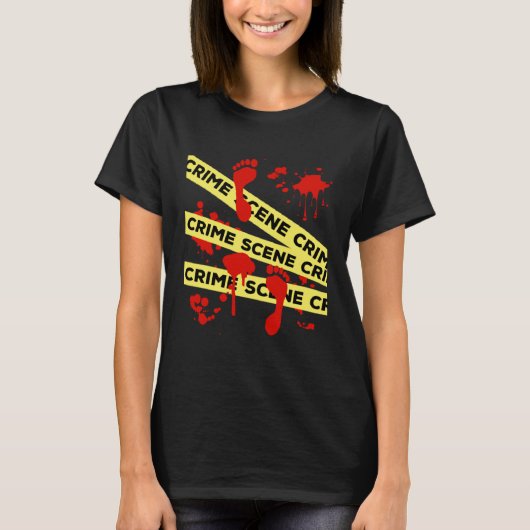 Crime Scene Investigation Tape T-Shirt (Vorderseite)