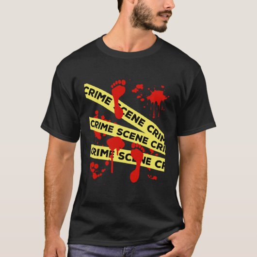 Crime Scene Investigation Tape T-Shirt (Vorderseite)
