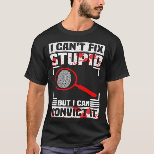 Crime Scene Investigator Forensics & Forensic Scie T-Shirt (Vorderseite)