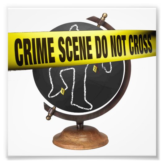 "Crime Scene" - Öko-Art Fotodruck (Vorne)