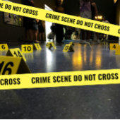 CRIME SCENE Polizei-Bandkriminalität KEIN KREUZ Satinband