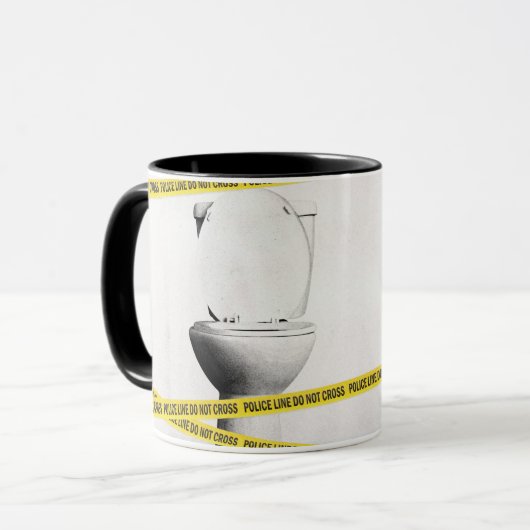 Crime Scene Tasse (Vorderseite Links)