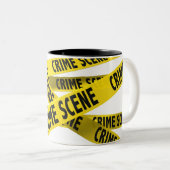 "Crime Scene"-TASSE Zweifarbige Tasse (VorderseiteRechts)