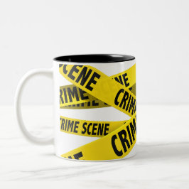 "Crime Scene"-TASSE Zweifarbige Tasse