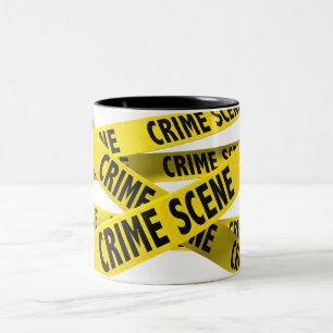 "Crime Scene"-TASSE Zweifarbige Tasse
