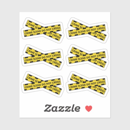 Crime Scene zeigt Podcasts Erinnerung Planner Aufkleber (Blatt)