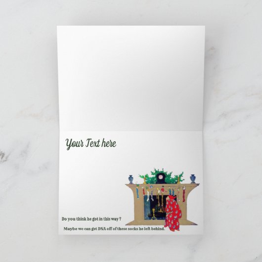 Crime Solvers Feiertagskarte (Innenseite)