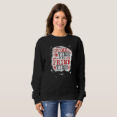Crime Time Is My Prime Time, True Crime Murderino Sweatshirt (Vorne ganz)