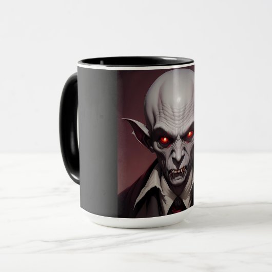 Crimewave Nosferatu Tasse (Vorderseite Links)