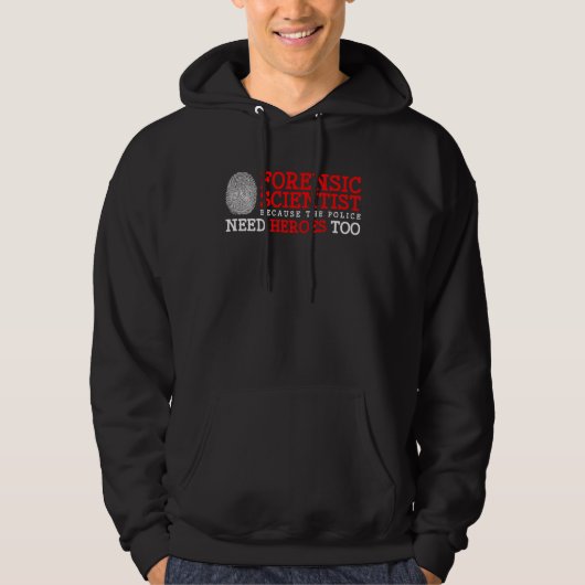Criminology Forensics Coroner and Forensic Scienc Hoodie (Vorderseite)