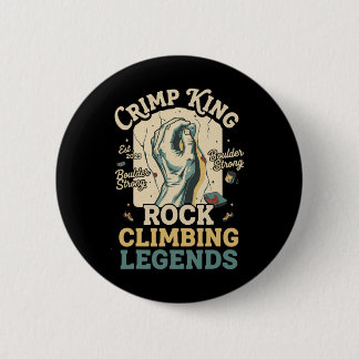 Crimp King Rock Climbing Legends Boulder Button
