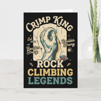 Crimp King Rock Climbing Legends Boulder Karte