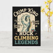 Crimp King Rock Climbing Legends Boulder Karte (Gelbe Blume)