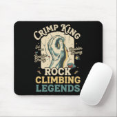 Crimp King Rock Climbing Legends Boulder Mousepad (Mit Mouse)
