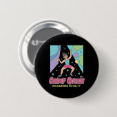 Crimp Queen Bouldering Royalty Kletter- Button (Vorne & Hinten)