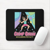 Crimp Queen Bouldering Royalty Rock Climbing  Mousepad (Mit Mouse)