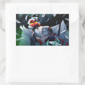 Crimpson Halloween Slasher | Helluva Boss |  Rechteckiger Aufkleber (Tasche)